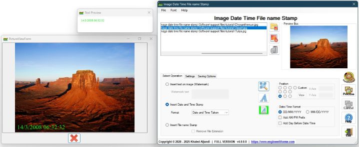 Image Date Time File name Stamp Windows 11 download